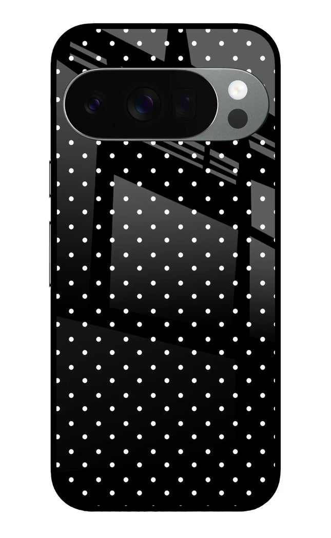 White Dots Google Pixel 10 Pro Glass Case