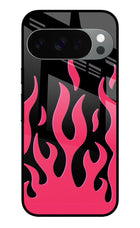 Fire Flames Google Pixel 10 Pro Glass Case