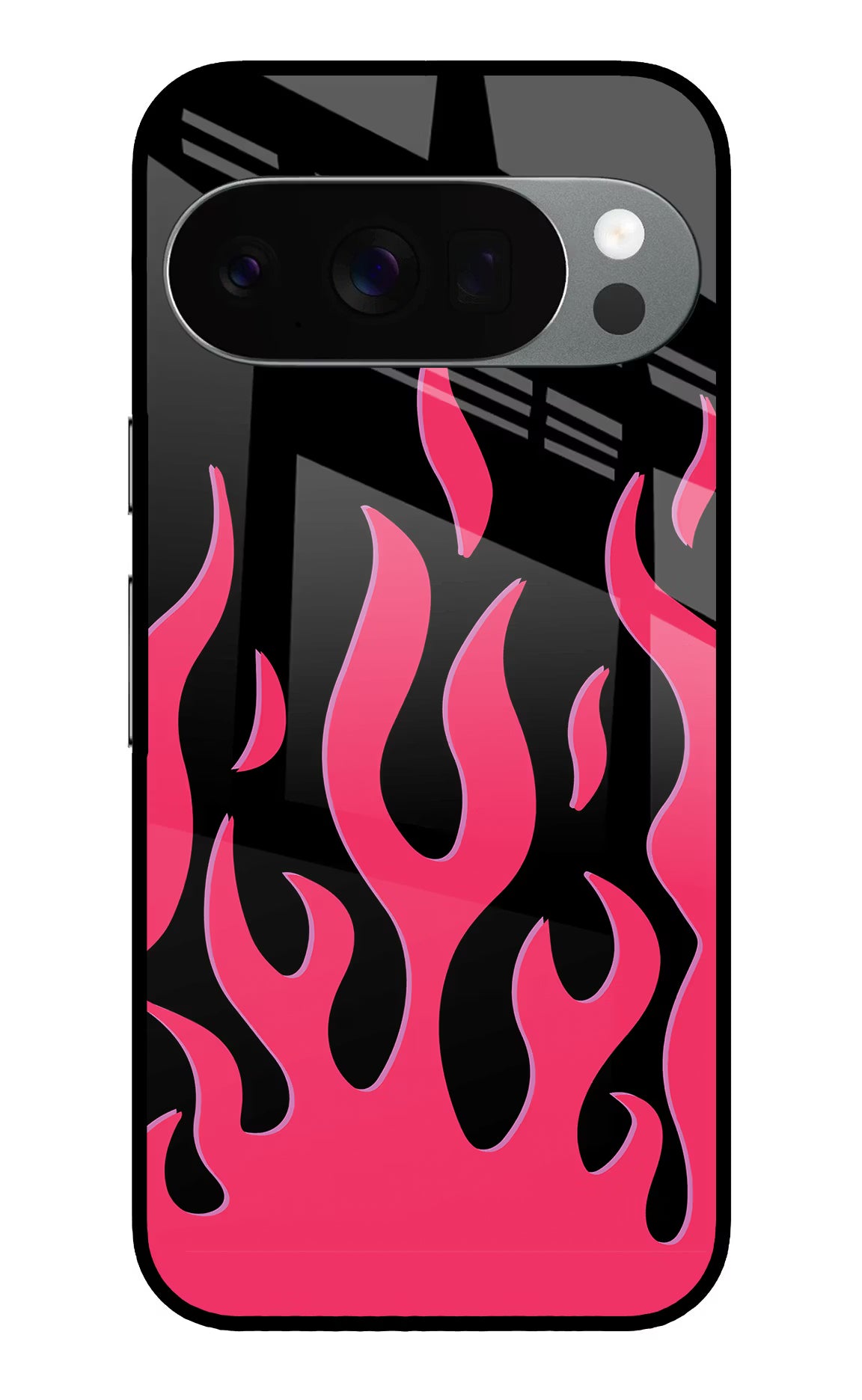 Fire Flames Google Pixel 10 Pro Glass Case