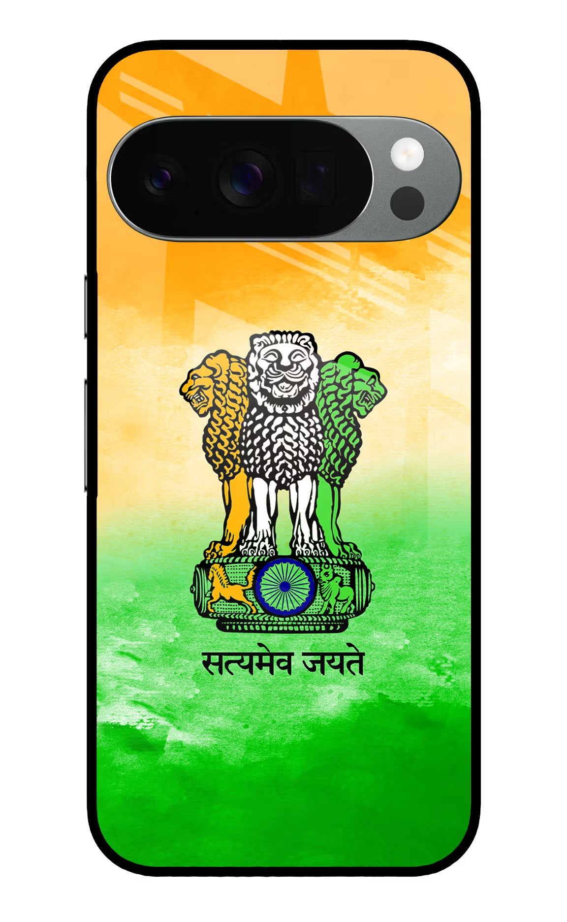 Satyamev Jayate Flag Google Pixel 10 Pro Glass Case