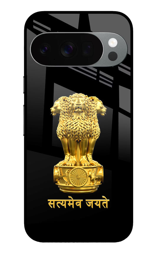 Satyamev Jayate Golden Google Pixel 10 Pro Glass Case
