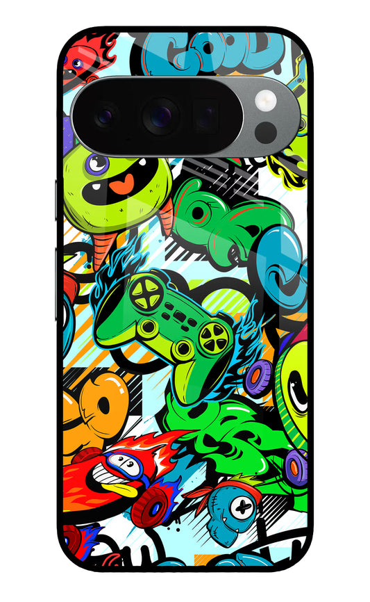 Game Doodle Google Pixel 10 Pro Glass Case
