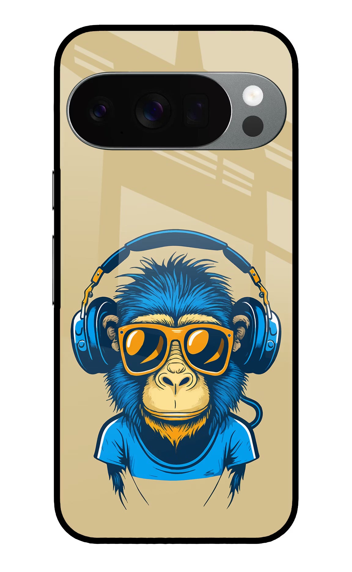 Monkey Headphone Google Pixel 10 Pro Glass Case