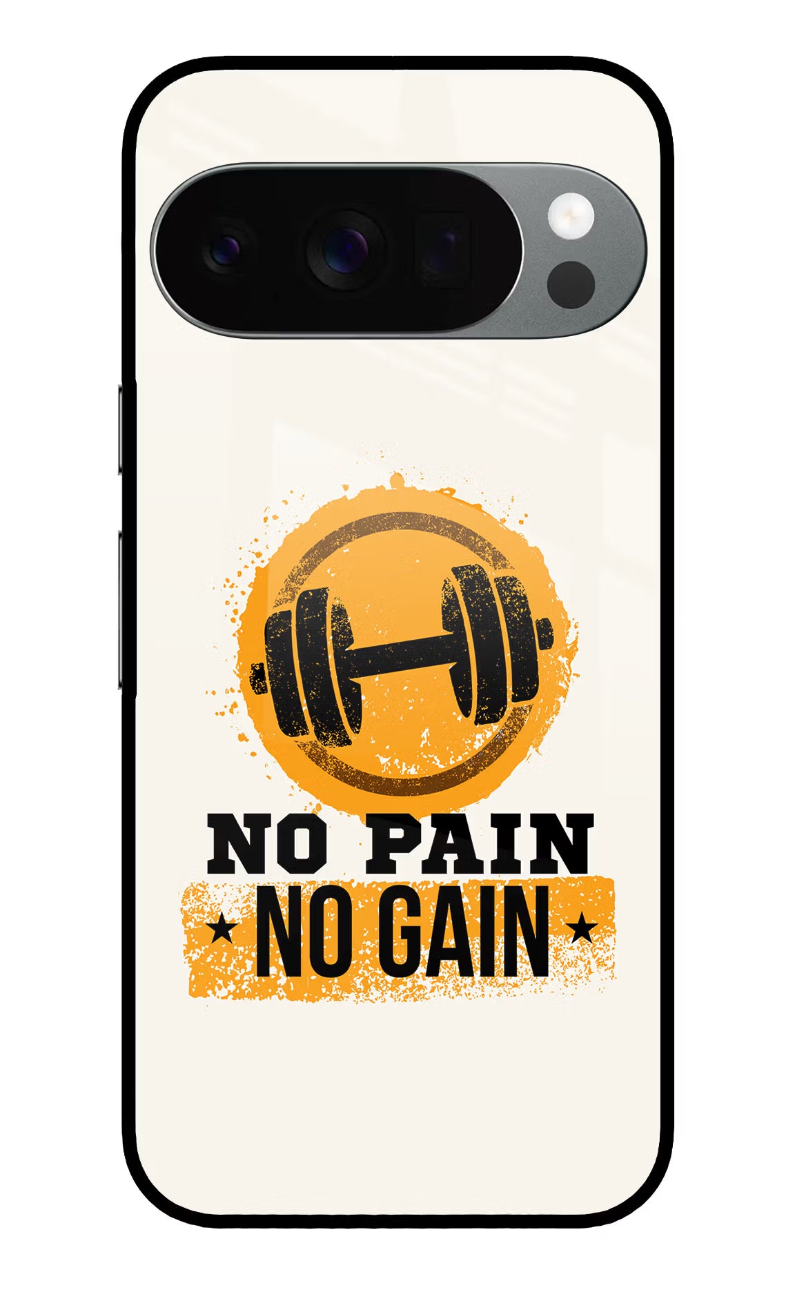 No Pain No Gain Google Pixel 10 Pro Glass Case