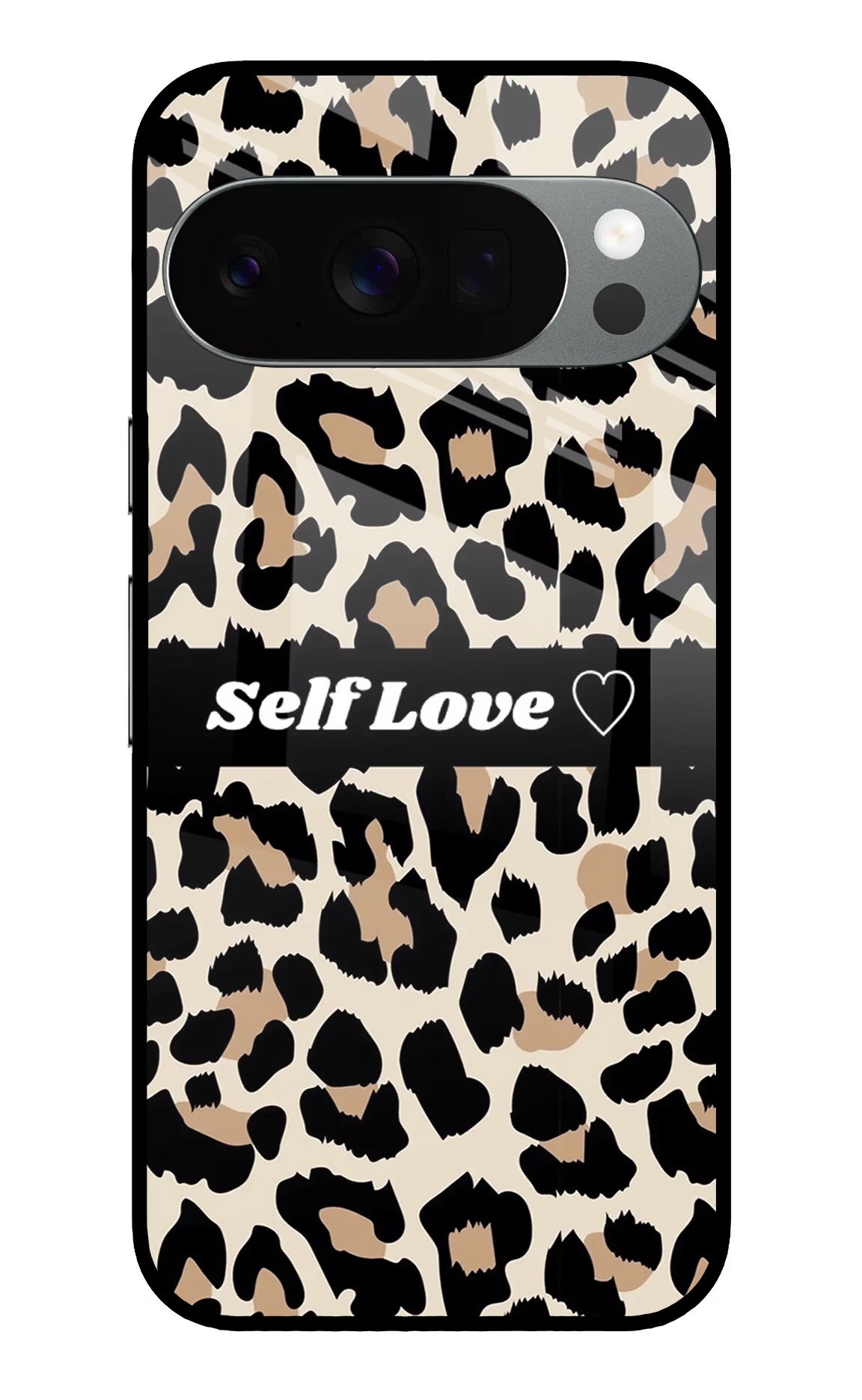 Leopard Print Self Love Google Pixel 10 Pro Glass Case
