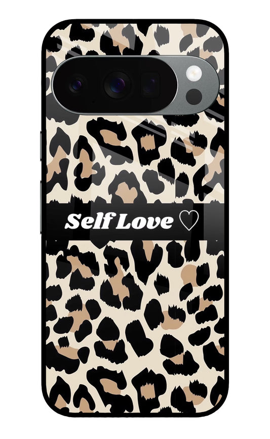 Leopard Print Self Love Google Pixel 10 Pro Glass Case