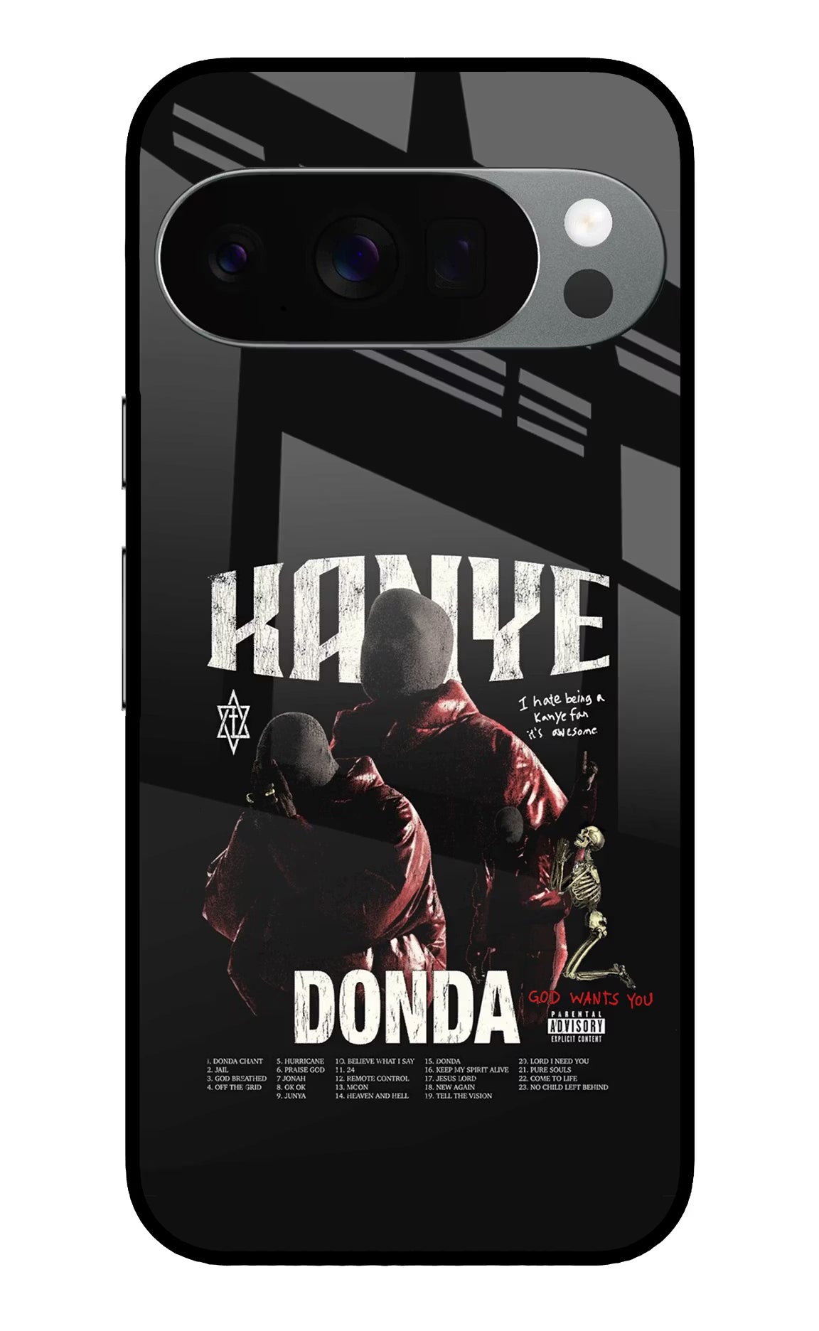 Donda Kanye West Google Pixel 10 Pro Glass Case