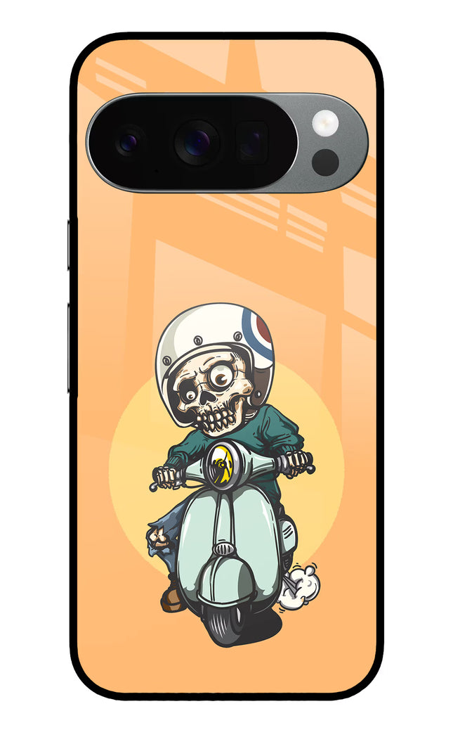 Undead Biker Google Pixel 10 Pro Glass Case