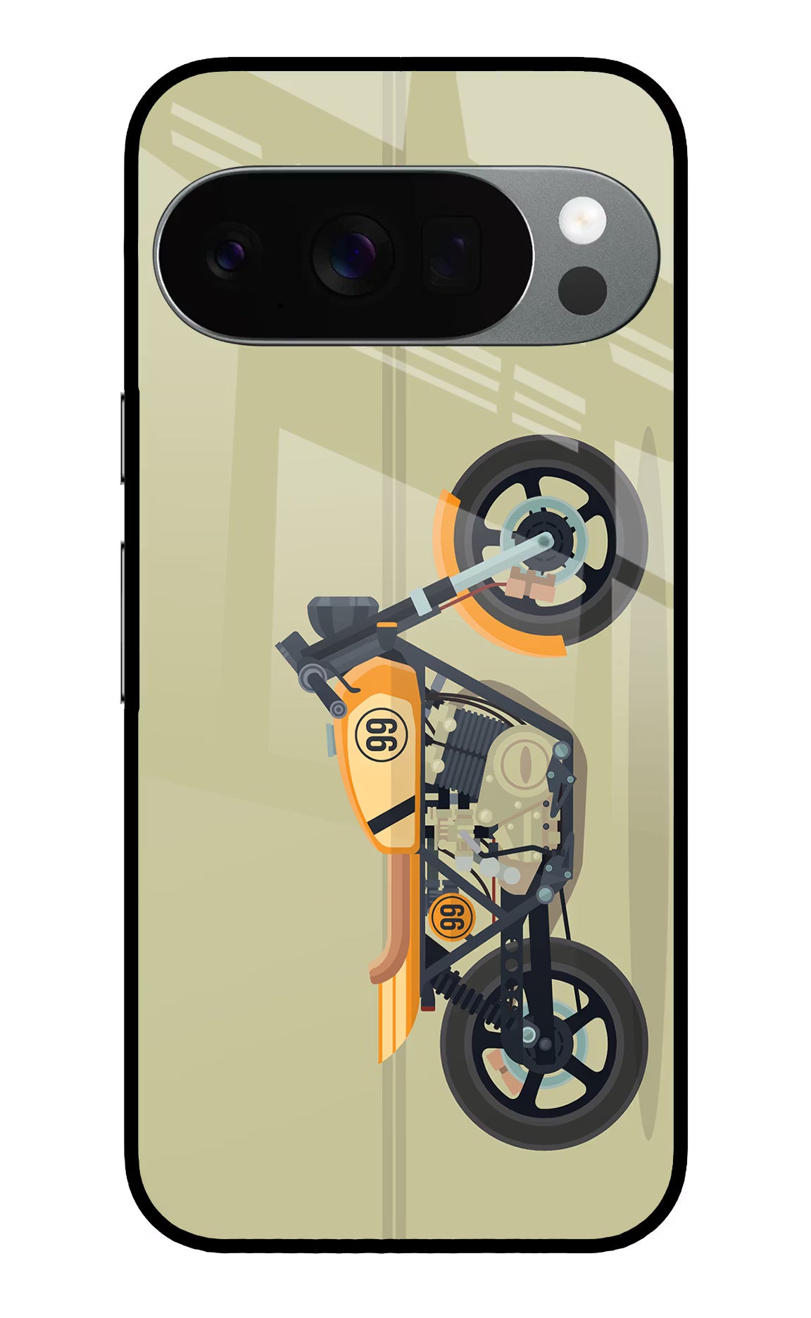 Vertical Speedster Google Pixel 10 Pro Glass Case