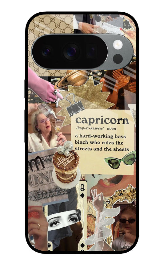 Capricorn Zodiac Google Pixel 10 Pro Glass Case