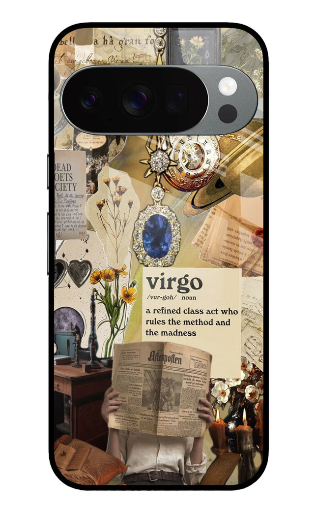 Virgo Zodiac Google Pixel 10 Pro Glass Case