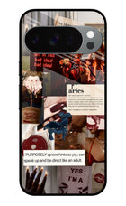 Zodiac Aries Google Pixel 10 Pro Glass Case