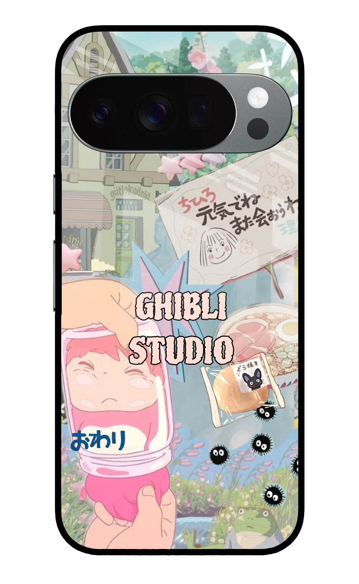 Studio Ghibli Google Pixel 10 Pro Glass Case