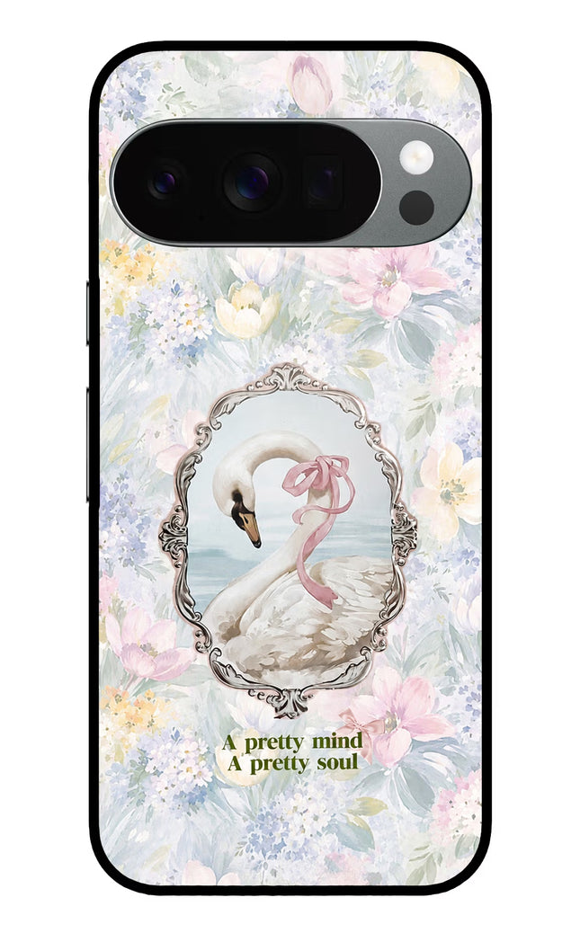 Pretty Mind Pretty Soul Google Pixel 10 Pro Glass Case Back Cover by Casekaro