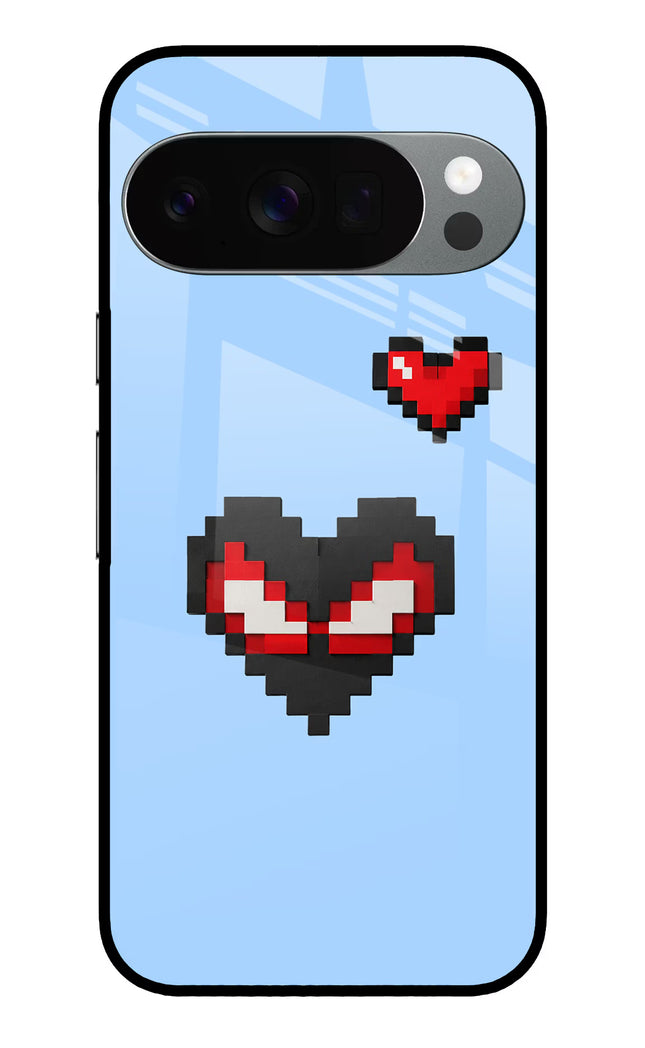 Peter Heart Google Pixel 10 Pro Glass Case