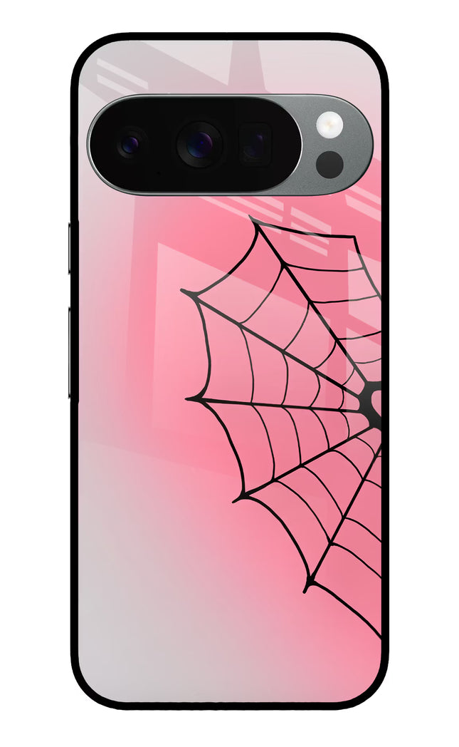 Pink Web Google Pixel 10 Pro Glass Case