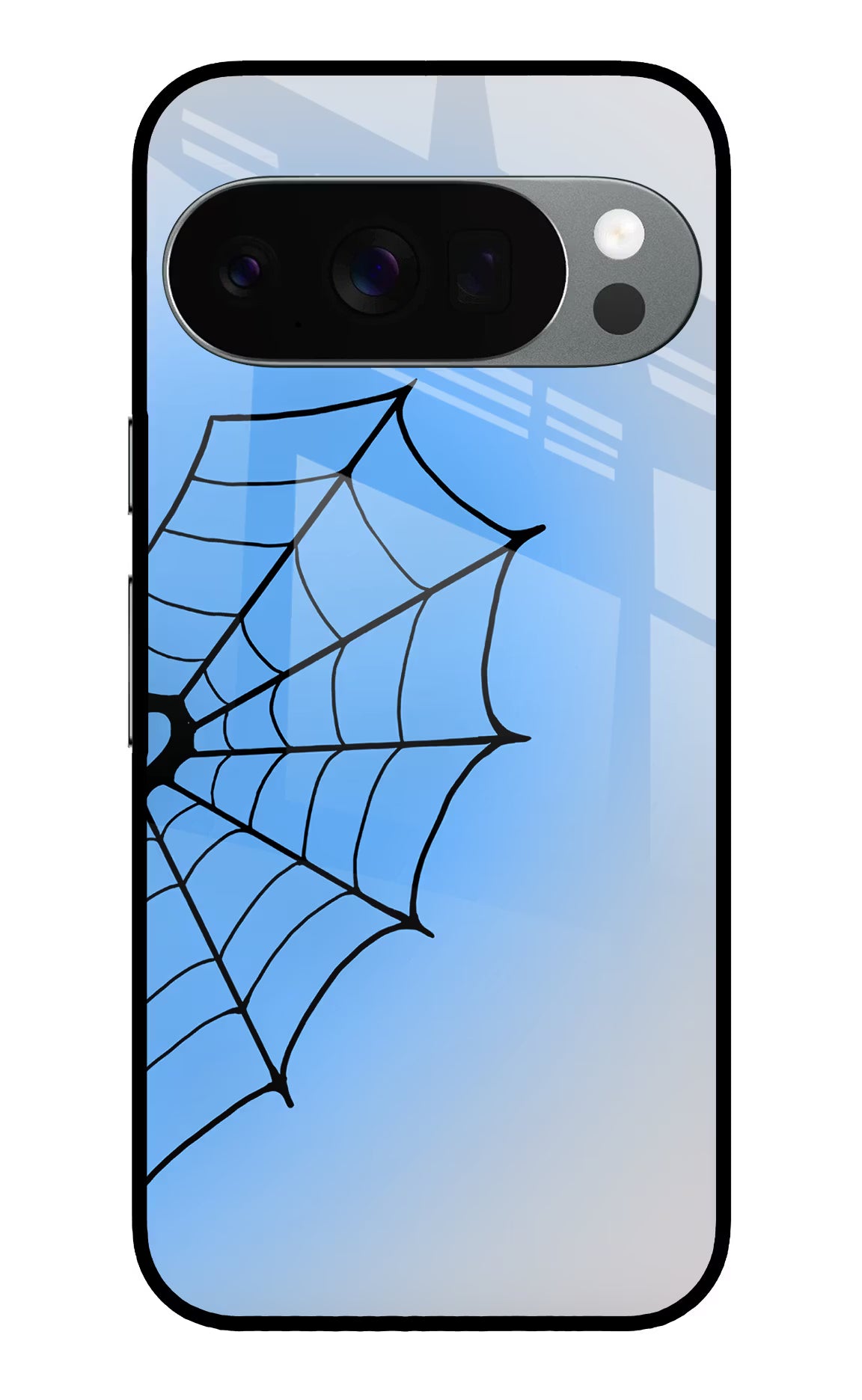 Blue Web Google Pixel 10 Pro Glass Case