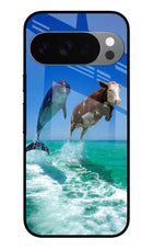 Dolphin vs Cow Google Pixel 10 Pro Glass Case