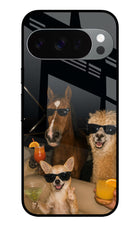 Party Squad Google Pixel 10 Pro Glass Case Back Cover by Casekaro