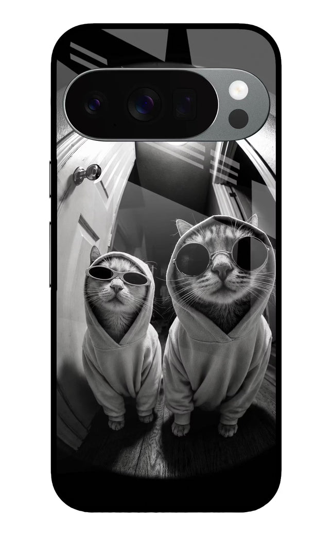 Hood Cats Google Pixel 10 Pro Glass Case Back Cover by Casekaro