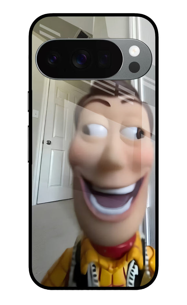 Side Eye Woody Google Pixel 10 Pro Glass Case Back Cover by Casekaro
