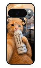 Gamer Cat Energy Google Pixel 10 Pro Glass Case