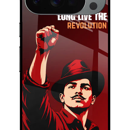 Bhagat Singh Revolution Google Pixel 10 Pro Glass Case
