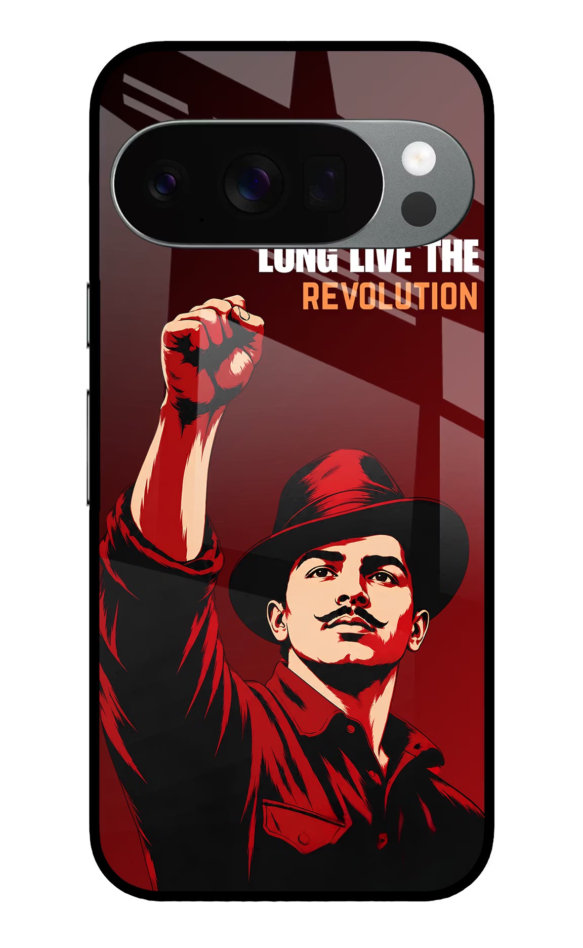 Bhagat Singh Revolution Google Pixel 10 Pro Glass Case