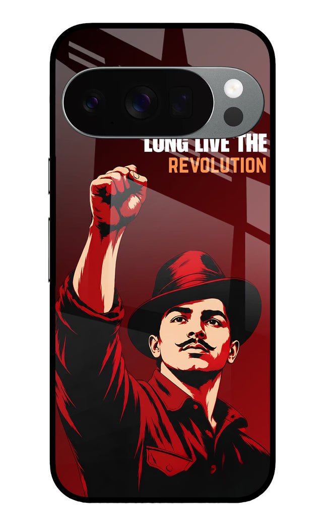 Bhagat Singh Revolution Google Pixel 10 Pro Glass Case Back Cover by Casekaro