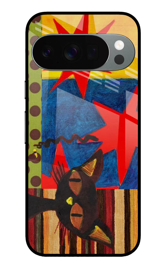 Pop Cat Google Pixel 10 Pro Glass Case