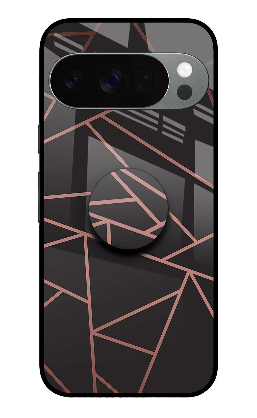 Geometric Pattern Google Pixel 10 Pro Pop Case, Glass case