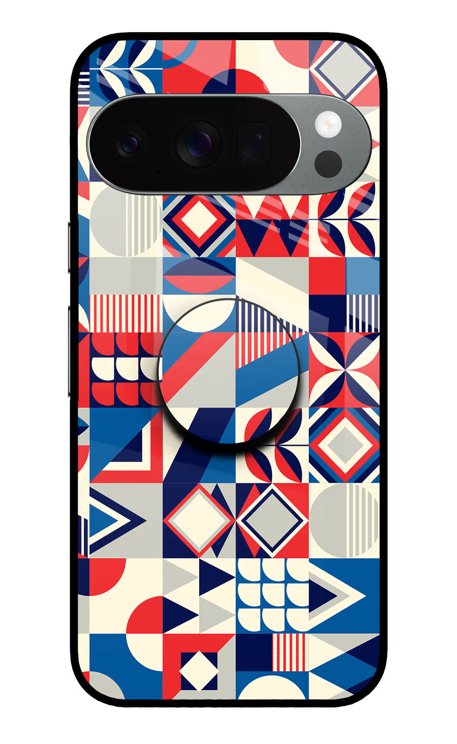 Colorful Pattern Google Pixel 10 Pro Pop Case, Glass case
