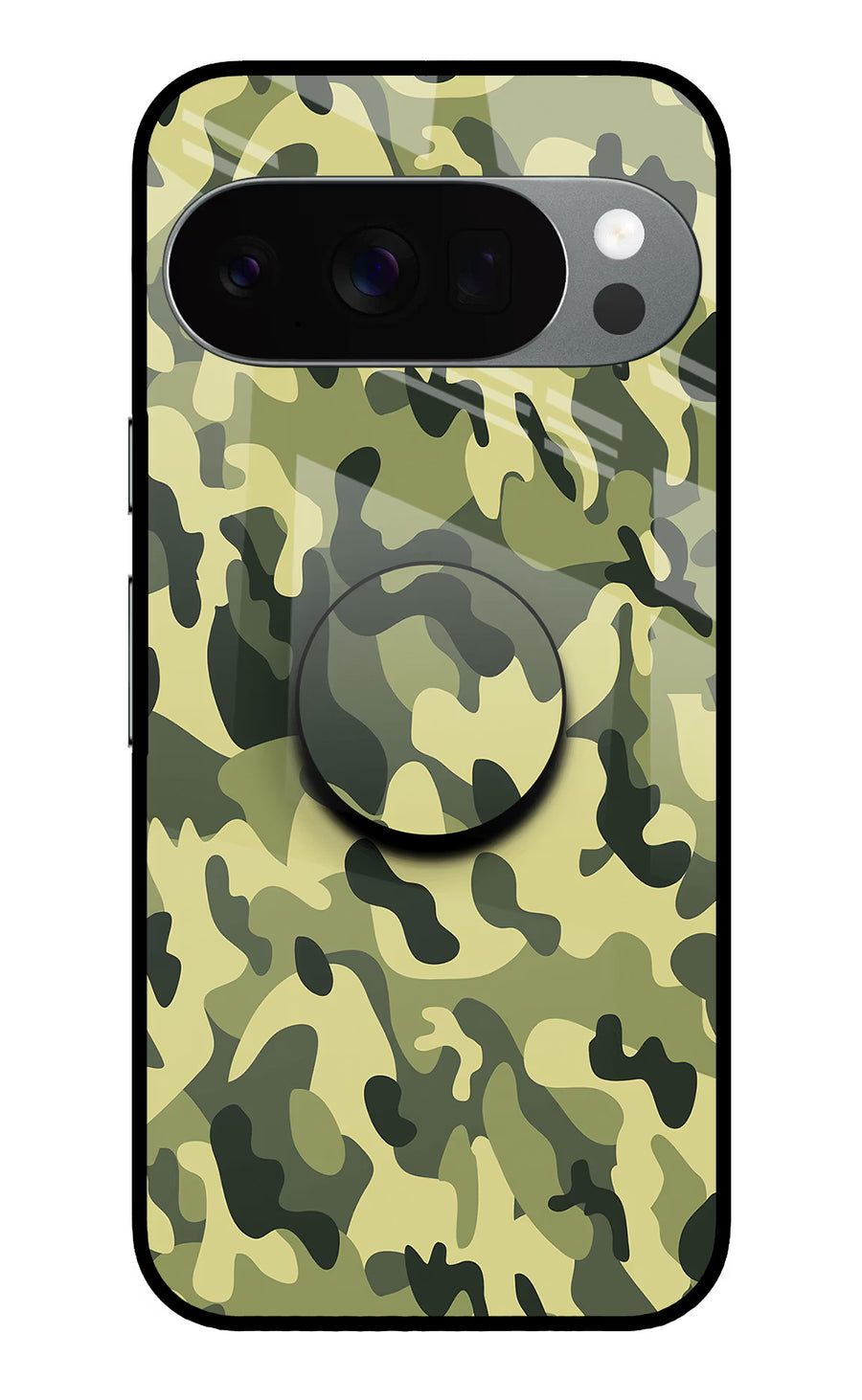 Camouflage Google Pixel 10 Pro Pop Case, Glass case