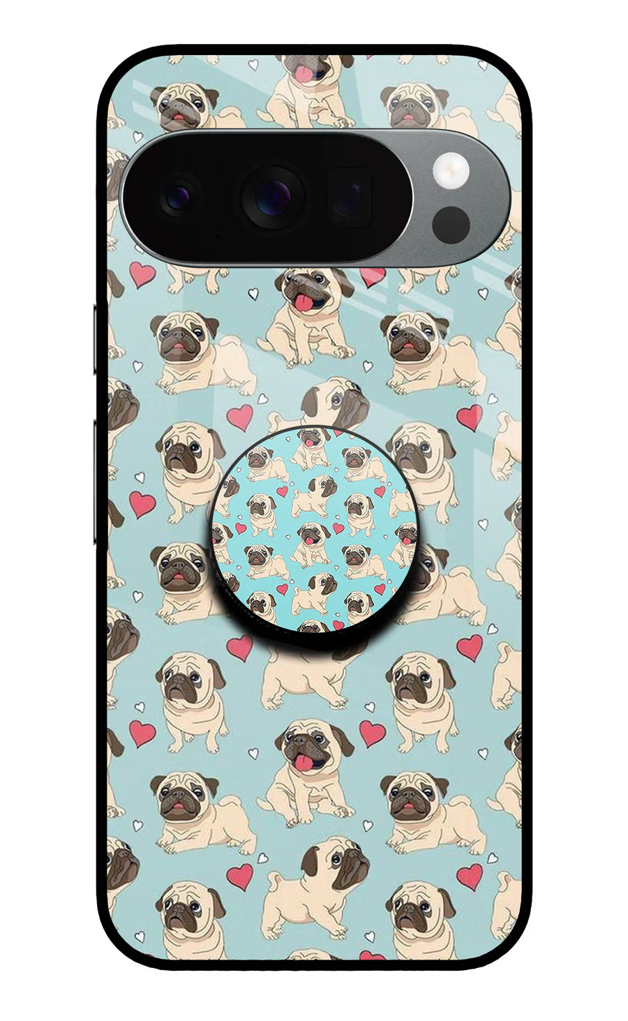 Pug Dog Google Pixel 10 Pro Pop Case, Glass case