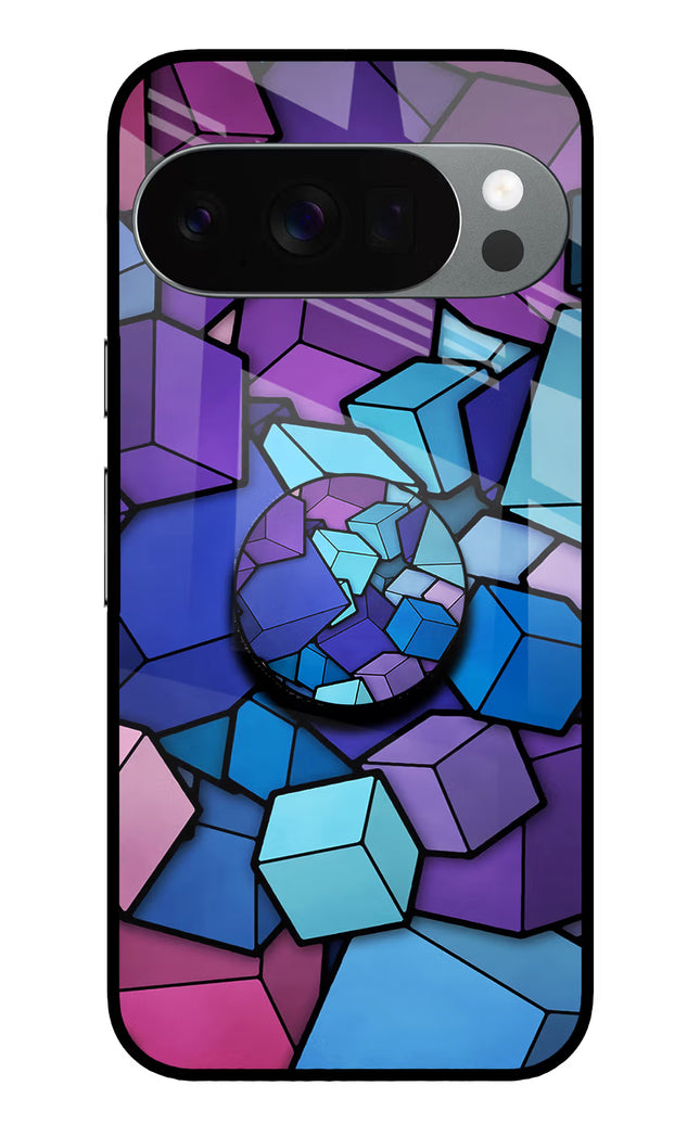 Cubic Abstract Google Pixel 10 Pro Pop Case by Casekaro