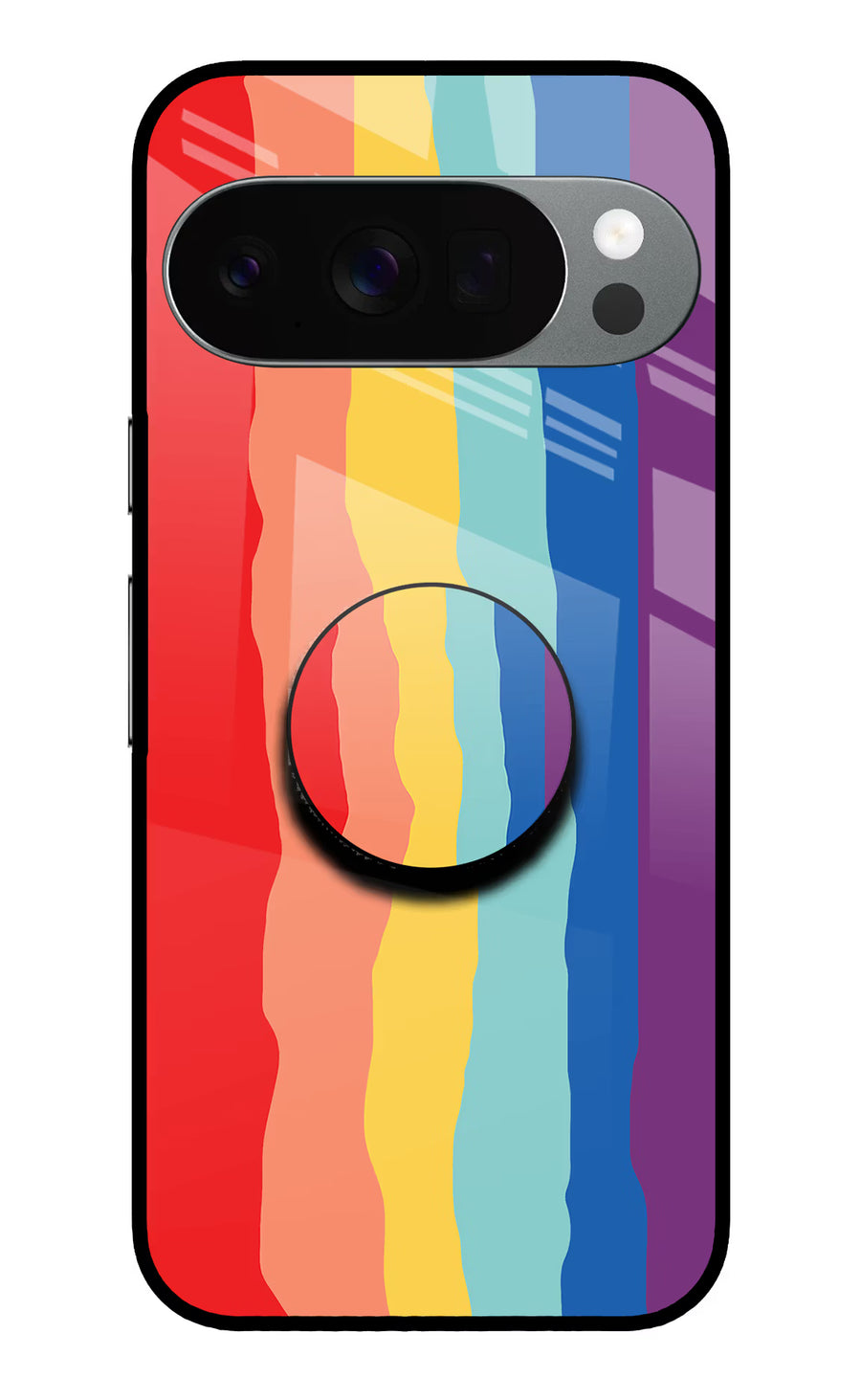 Rainbow Google Pixel 10 Pro Pop Case, Glass case