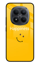 Happiness With Smiley Redmi Note 15 Pro+ 5G Glass Case Back Cover by Casekaro