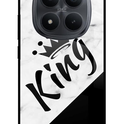 King Redmi Note 15 Pro+ 5G Glass Case Back Cover by Casekaro