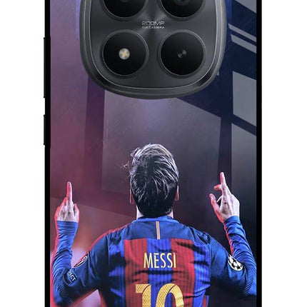 Messi Redmi Note 15 Pro+ 5G Glass Case Back Cover by Casekaro
