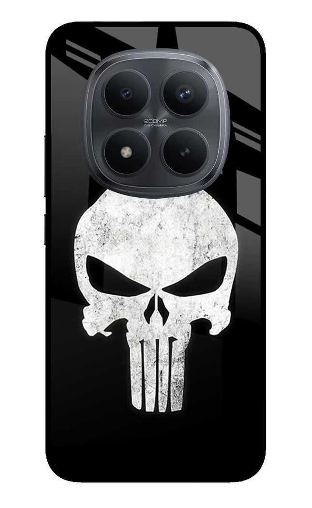 Punisher Skull Redmi Note 15 Pro+ 5G Glass Case Back Cover by Casekaro