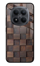 Wooden Cube Design Redmi Note 15 Pro+ 5G Glass Case Back Cover by Casekaro