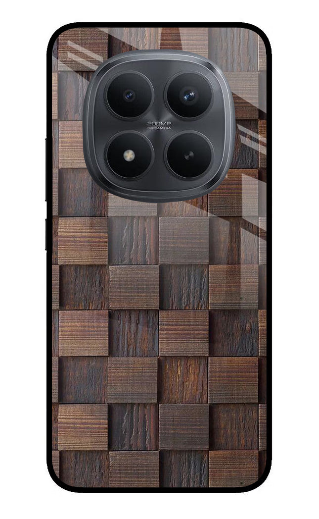 Wooden Cube Design Redmi Note 15 Pro+ 5G Glass Case Back Cover by Casekaro