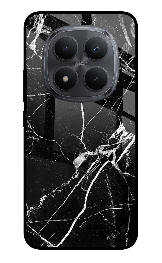 Black Marble Pattern Redmi Note 15 Pro+ 5G Glass Case
