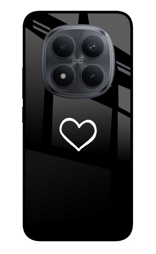 Heart Redmi Note 15 Pro+ 5G Glass Case Back Cover by Casekaro