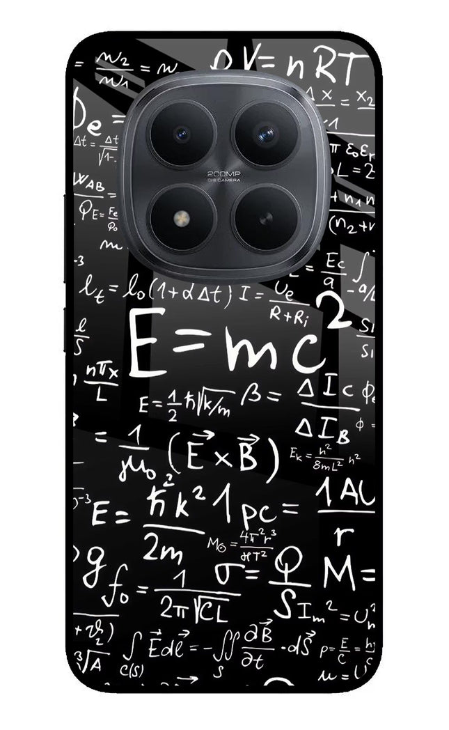 Physics Formula Redmi Note 15 Pro+ 5G Glass Case Back Cover by Casekaro