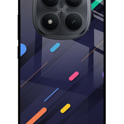 Abstract Design Redmi Note 15 Pro+ 5G Glass Case Back Cover by Casekaro