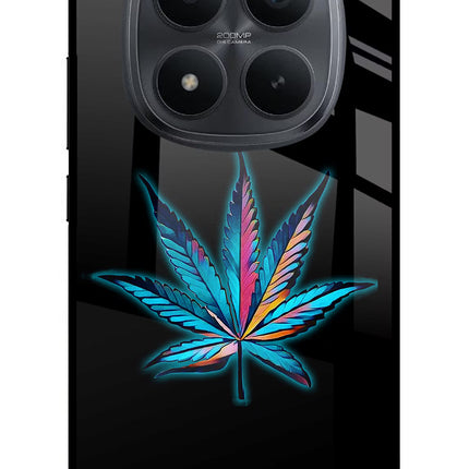 Weed Redmi Note 15 Pro+ 5G Glass Case Back Cover by Casekaro