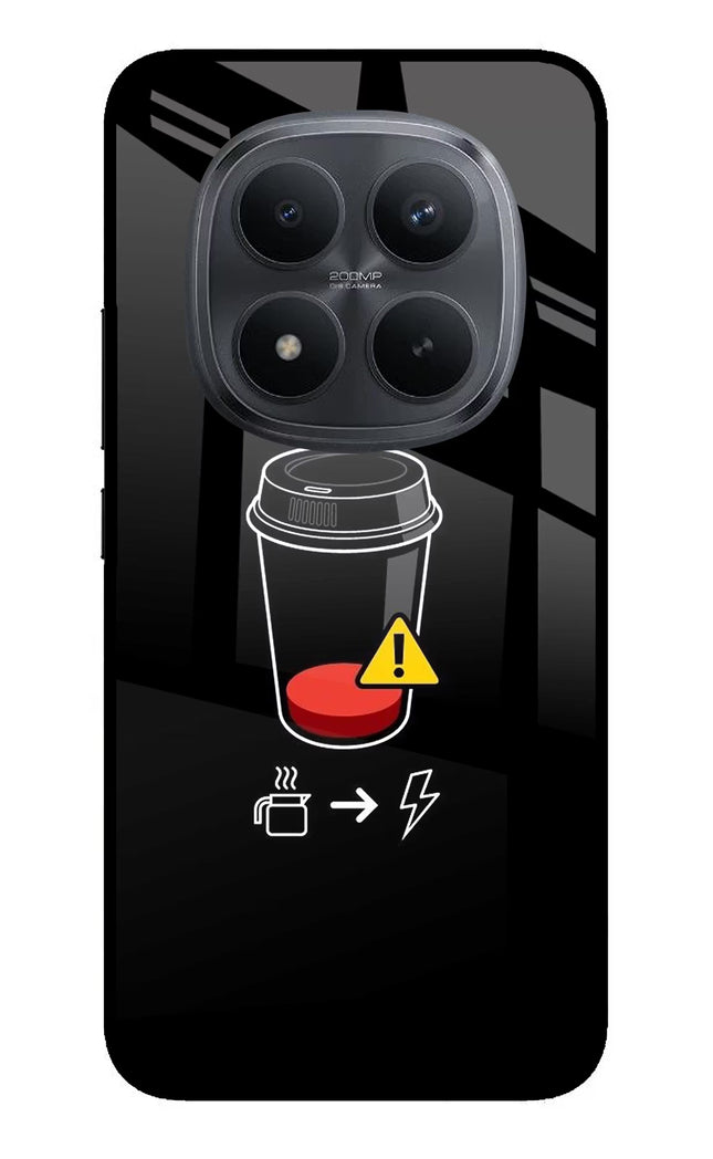 Coffee Redmi Note 15 Pro+ 5G Glass Case Back Cover by Casekaro