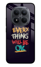 Everything Will Be Ok Redmi Note 15 Pro+ 5G Glass Case Back Cover by Casekaro