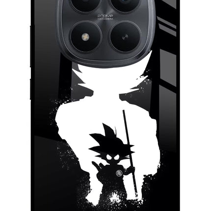 Goku Shadow Redmi Note 15 Pro+ 5G Glass Case Back Cover by Casekaro